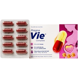 Viên uống cung cấp vitamin và khoáng chất cho phụ nữ mang thai và cho con bú PregnaVie Complete MHD (3 vỉ x 10 viên) 1