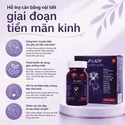 Viên uống tăng cường sức khỏe cho phụ nữ tiền mãn kinh JP Lady Jpanwell (60 viên) 5