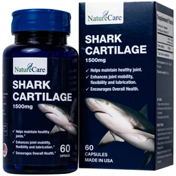 Viên uống hỗ trợ bôi trơn khớp, duy trì sức khỏe của khớp Shark Cartilage NatureCare (60 viên)