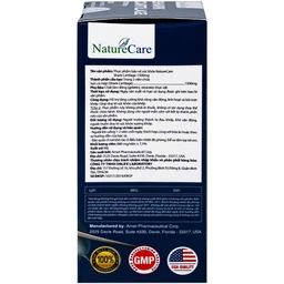 Viên uống hỗ trợ bôi trơn khớp, duy trì sức khỏe của khớp Shark Cartilage NatureCare (60 viên) 10