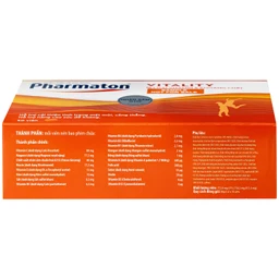 Viên uống bổ sung năng lượng Pharmaton Vitality Sanofi hỗ trợ cải thiện tình trạng mệt mỏi, căng thẳng, nâng cao sức đề kháng dạng vỉ (5 vỉ x 10 viên)) 4