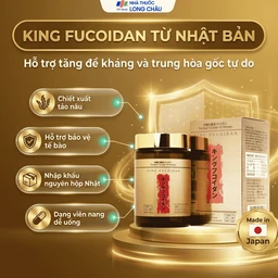 Viên uống giúp tăng đề kháng và trung hòa gốc tự do, giảm tác dụng phụ của hóa chất King Fucoidan Jpanwell (120 viên) 4