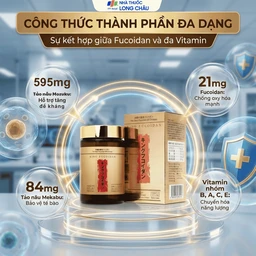 Viên uống giúp tăng đề kháng và trung hòa gốc tự do, giảm tác dụng phụ của hóa chất King Fucoidan Jpanwell (120 viên) 3
