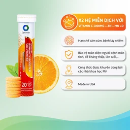 Viên sủi tăng cường sức đề kháng cho cơ thể Optimax Immunity Booster Vid-Fighter (20 viên) 2