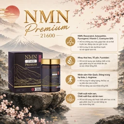 Viên uống giúp chống lão hóa, giúp da tươi trẻ NMN Premium 21600 Jpanwell (60 viên) 4