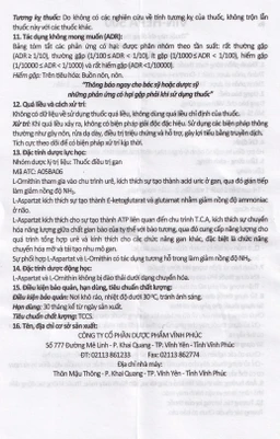 Thuốc Vin-Hepa 500 Vinphaco điều trị các bệnh lý ở gan (6 vỉ x 10 viên)