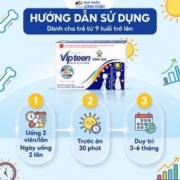 Viên phát triển chiều cao Vipteen Vinh Gia (2 vỉ x 10 viên) 5