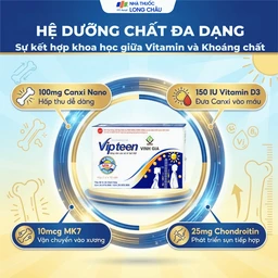 Viên phát triển chiều cao Vipteen Vinh Gia (2 vỉ x 10 viên) 3