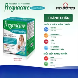 Viên bổ sung vitamin và khoáng chất cho phụ nữ cho con bú Vitabiotics Pregnacare Breast Feeding (6 vỉ x 14 viên)