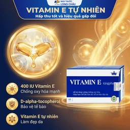 Viên uống bổ sung vitamin E hỗ trợ chống oxy hóa Vitamin E Kingphar (4 vỉ x 10 viên) 3