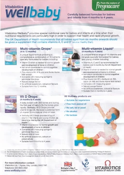 Siro bổ sung vitamin khoáng chất cho trẻ Vitabiotics Wellbaby Multi-Vitamin Liquid (150ml)