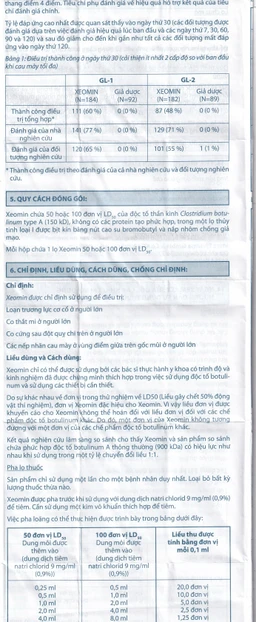 Thuốc Xeomin 100 Units Merz điều trị loạn trương lực cơ cổ, co thắt mi, co cứng sau đột quỵ chi trên
