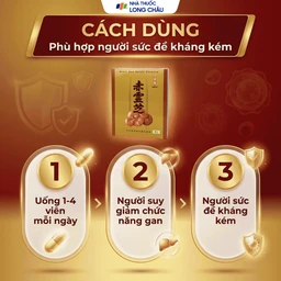 Viên nang Xích Linh Chi Mikei tăng cường hệ miễn dịch, hạn chế quá trình lão hóa, bảo vệ gan (6 vỉ x 10 viên) 4