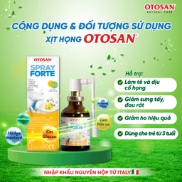 Xịt họng Otosan Forte 30ml hỗ trợ giảm viêm họng cấp tính, viêm hô hấp, giảm đau rát họng 2