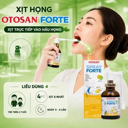 Xịt họng Otosan Forte 30ml hỗ trợ giảm viêm họng cấp tính, viêm hô hấp, giảm đau rát họng 6