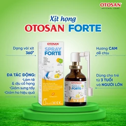 Xịt họng Otosan Forte 30ml hỗ trợ giảm viêm họng cấp tính, viêm hô hấp, giảm đau rát họng 4