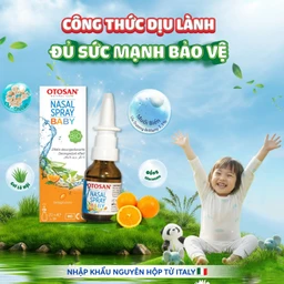 Xịt mũi trẻ em Otosan Nasal Spray Baby 20ml hỗ trợ điều trị viêm mũi,xoang cho trẻ