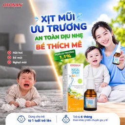 Xịt mũi trẻ em Otosan Nasal Spray Baby 20ml hỗ trợ điều trị viêm mũi,xoang cho trẻ 2