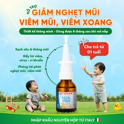 Xịt mũi trẻ em Otosan Nasal Spray Baby 20ml hỗ trợ điều trị viêm mũi,xoang cho trẻ