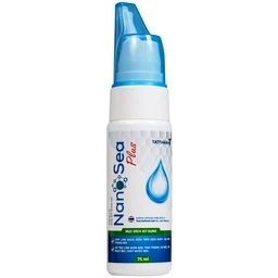 Xịt mũi muối biển Nano Sea Plus người lớn 75ml giúp làm sạch, thông mũi họng 8