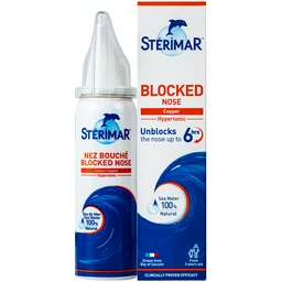 Xịt mũi Sterimar Blocked Nose dùng cho người lớn và trẻ từ 3 tuổi - Giảm nghẹt mũi, viêm mũi, viêm xoang 50ml 1
