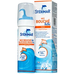 Xịt mũi trẻ em Sterimar Blocked Nose Baby (Mẫu mới) - Hỗ trợ giảm viêm mũi, nghẹt mũi cho trẻ từ 3 tháng đến 3 tuổi (50ml) 1