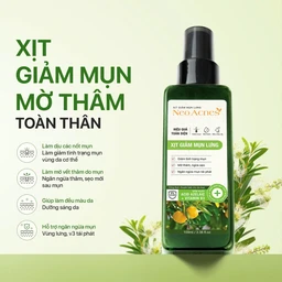 Xịt giảm mụn lưng Neo Acnes làm dịu nốt mụn, giảm tình trạng mụn trên da cơ thể (100ml) 4