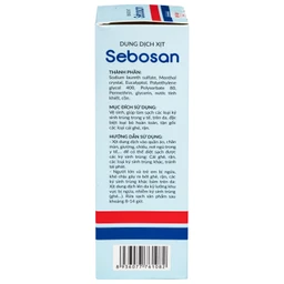 Xịt ngoài da làm sạch ký sinh trùng 100ml Sebosan Đức Phúc  4