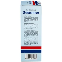 Xịt ngoài da làm sạch ký sinh trùng 150ml Sebosan Đức Phúc 4