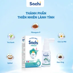 Xịt răng miệng Sachi cho trẻ từ 1 tuổi 30ml - Làm sạch răng miệng, giảm mùi hôi miệng, ngăn ngừa sâu răng 4