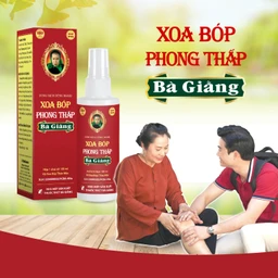 Xịt xoa bóp phong thấp Bà Giằng 100ml giúp giảm chứng phong thấp, đau mỏi, suy tĩnh mạch