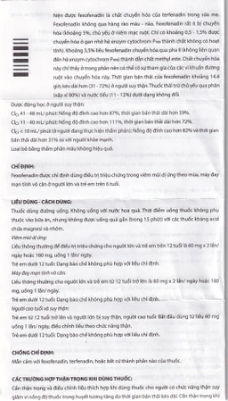 Thuốc Xonatrix 60mg DaviPharm điều trị triệu chứng viêm mũi dị ứng theo mùa (3 vỉ x 10 viên)