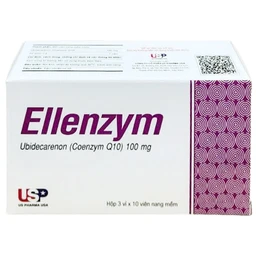 Thuốc Ellenzym 100mg USP hỗ trợ làm giảm các triệu chứng suy tim mạn tính (3 vỉ x 10 viên)