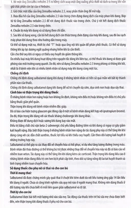 Thuốc Zensalbu 2.5mg CPC1HN kiểm soát co thắt phế quản mạn, điều trị hen nặng cấp tính (2 vỉ x 5 ống)