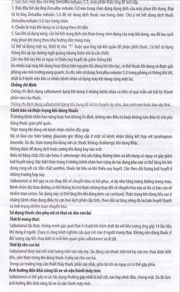 Thuốc Zensalbu 5mg CPC1HN kiểm soát co thắt phế quản mạn, điều trị hen nặng cấp tính (2 vỉ x 5 ống)