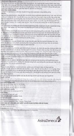 Thuốc Zestril 5mg AstraZeneca điều trị tăng huyết áp, suy tim (2 vỉ x 14 viên)