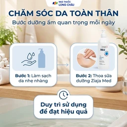 Nhũ tương dưỡng ẩm, làm mềm da Ziaja 1% urê Baniphar 400ml 7
