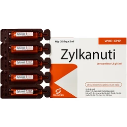 Thuốc Zylkanuti 1.5g Sohavimex điều trị chứng mệt mỏi suy nhược, hỗ trợ điều trị suy gan, rối loạn chức năng gan, hỗ trợ tiêu hóa (Hộp 20 ống x 5ml) 1