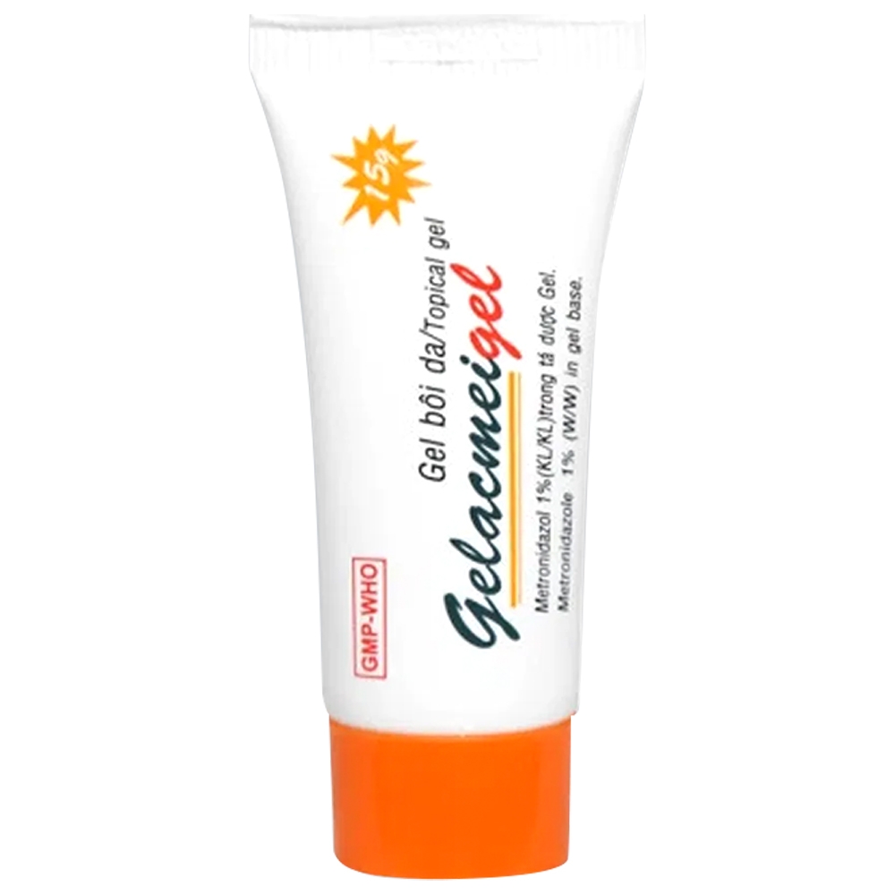 Hình ảnh Gel Acmeigel Medipharco điều trị mụn mủ viêm, các bệnh nhiễm khuẩn ngoài da (15g)