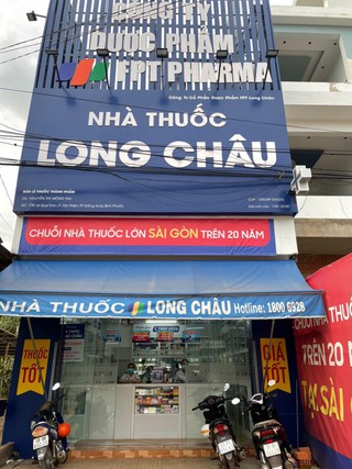 Nhà thuốc Long Châu số 318 Lê Quý Đôn, P. Tân Thiện, TP. Đồng Xoài, Tỉnh Bình Phước