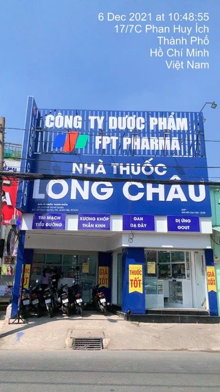 Nhà Thuốc FPT Long Châu Nhà Thuôc FPT Long Châu 309 Phan Huy Ích, P. 14, Gò Vấp, Hồ Chí Minh
