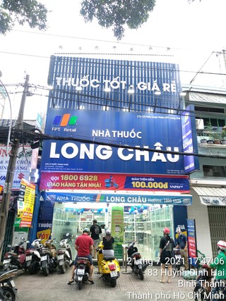 Nhà thuốc FPT Long Châu 68 Huỳnh Đình Hai, Q. Bình Thạnh, TP. Hồ Chí Minh