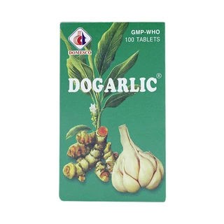 Thuốc Dogarlic Domesco điều trị tăng lipid máu, phòng ngừa xơ vữa động mạch (100 viên)