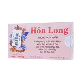 Thuốc Hỏa Long Bảo Long điều trị phong thấp, viêm khớp (10 gói x 4g)