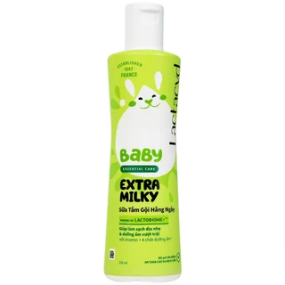 Sữa tắm gội cho bé Lactacyd Baby Extra Milky bảo vệ, nuôi dưỡng da và tóc (250ml)