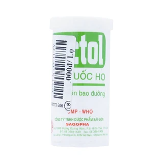 Viên nén Pectol Sagopha điều trị các chứng ho đàm, suyễn do cảm mạo (30 viên)