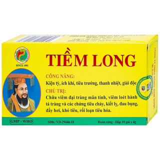 Thuốc Tiềm Long Bảo Long điều trị viêm đại tràng, loét hành tá tràng (10 gói x 4g)
