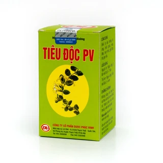 Thuốc Tiêu Độc PV điều trị dị ứng, mẩn ngứa, mày đay (60 viên)