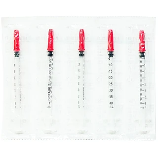 Bơm tiêm tiểu đường Omnican 1ml/40iu Braun màu đỏ (100 cái)
