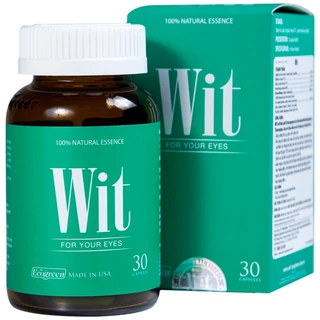 Viên uống tăng cường thị lực giảm mờ và nhòe mắt WIT For Your Eyes (30 viên)
